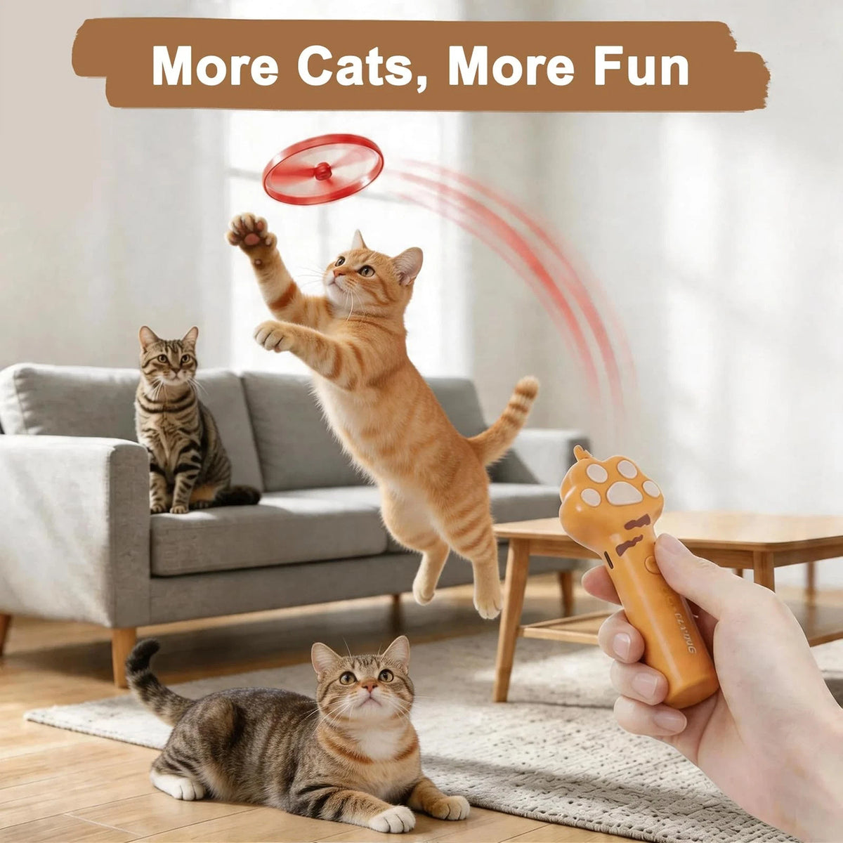 Cat Fetch Disc Launcher