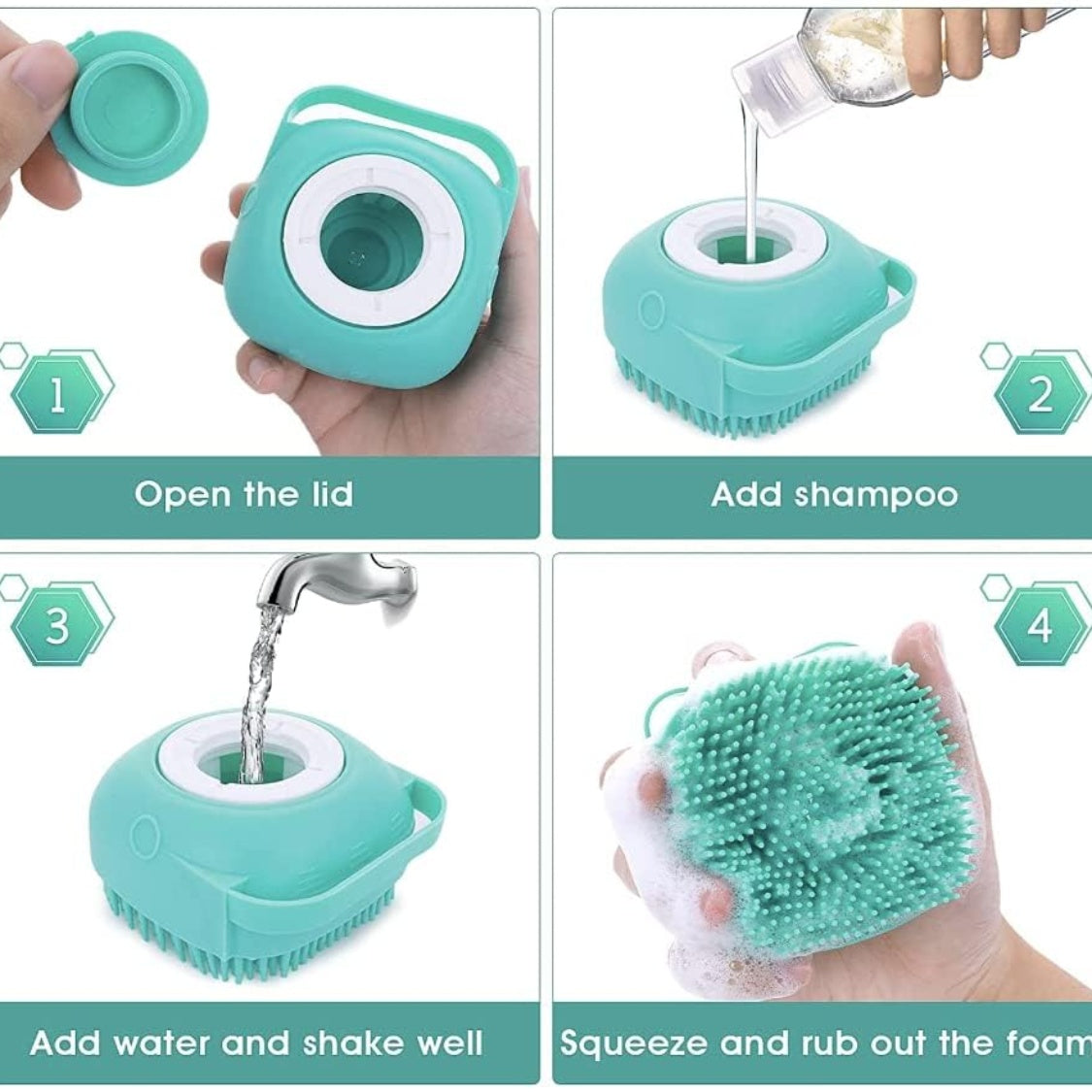 Silicone Bath Massage Brush