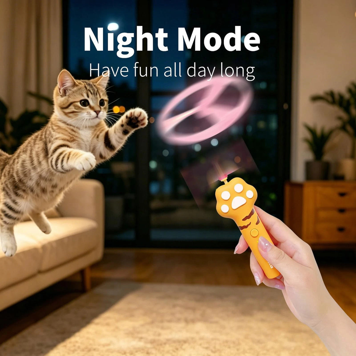 Cat Fetch Disc Launcher