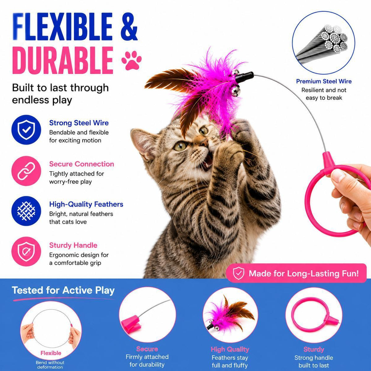 Feather Collar Cat Toy
