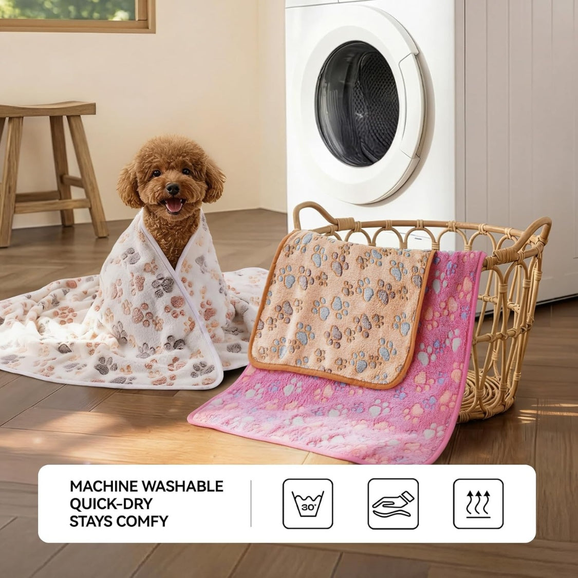 Fleece Blanket Set of 3