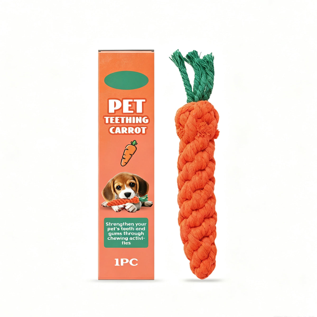 Rope Carrot Chew Toy