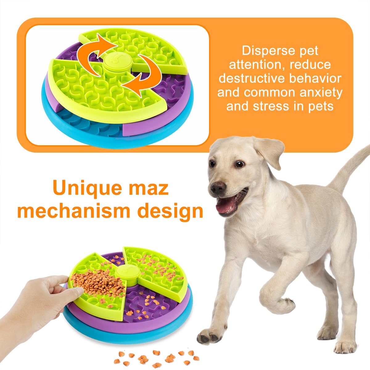 Rotating Puzzle Feeder