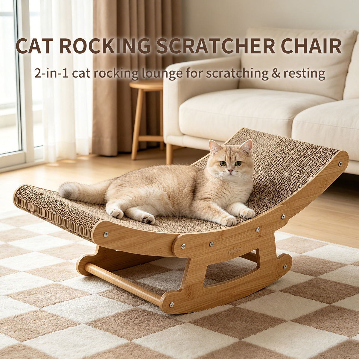 Rocking Cat Scratcher Lounge