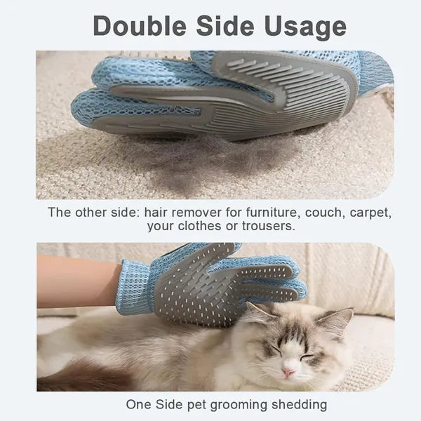 Two-Sided Grooming Glove