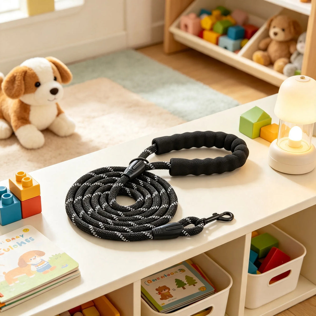 Reflective Rope Leash, 6 ft