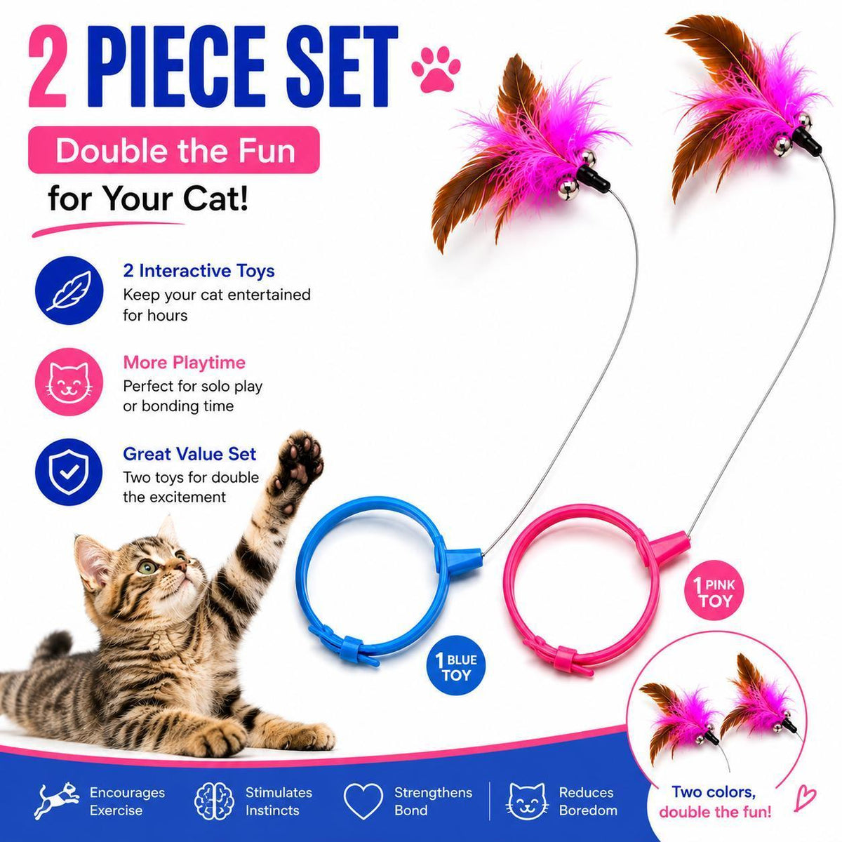 Feather Collar Cat Toy