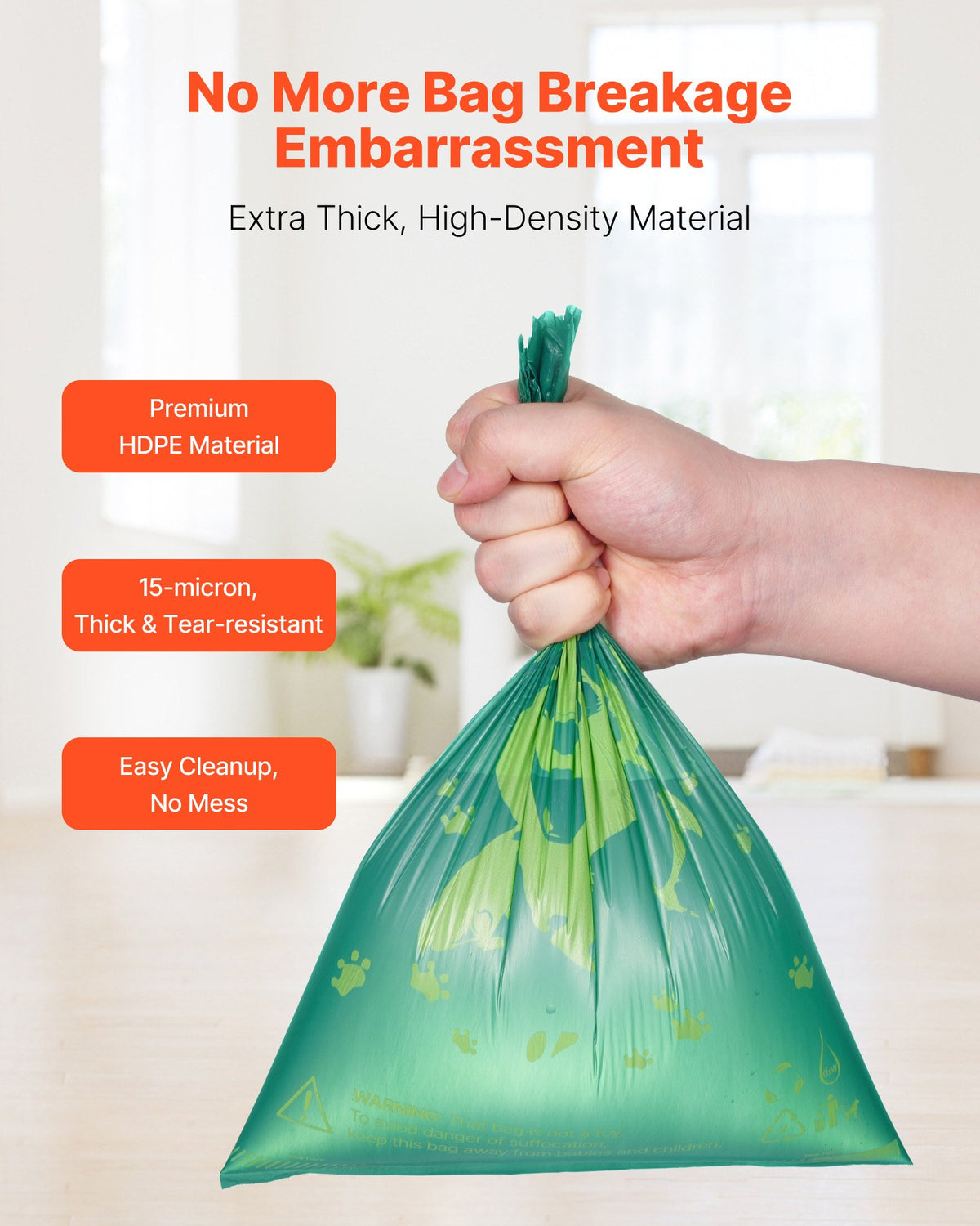 Thick Poop Bags, 270 Count