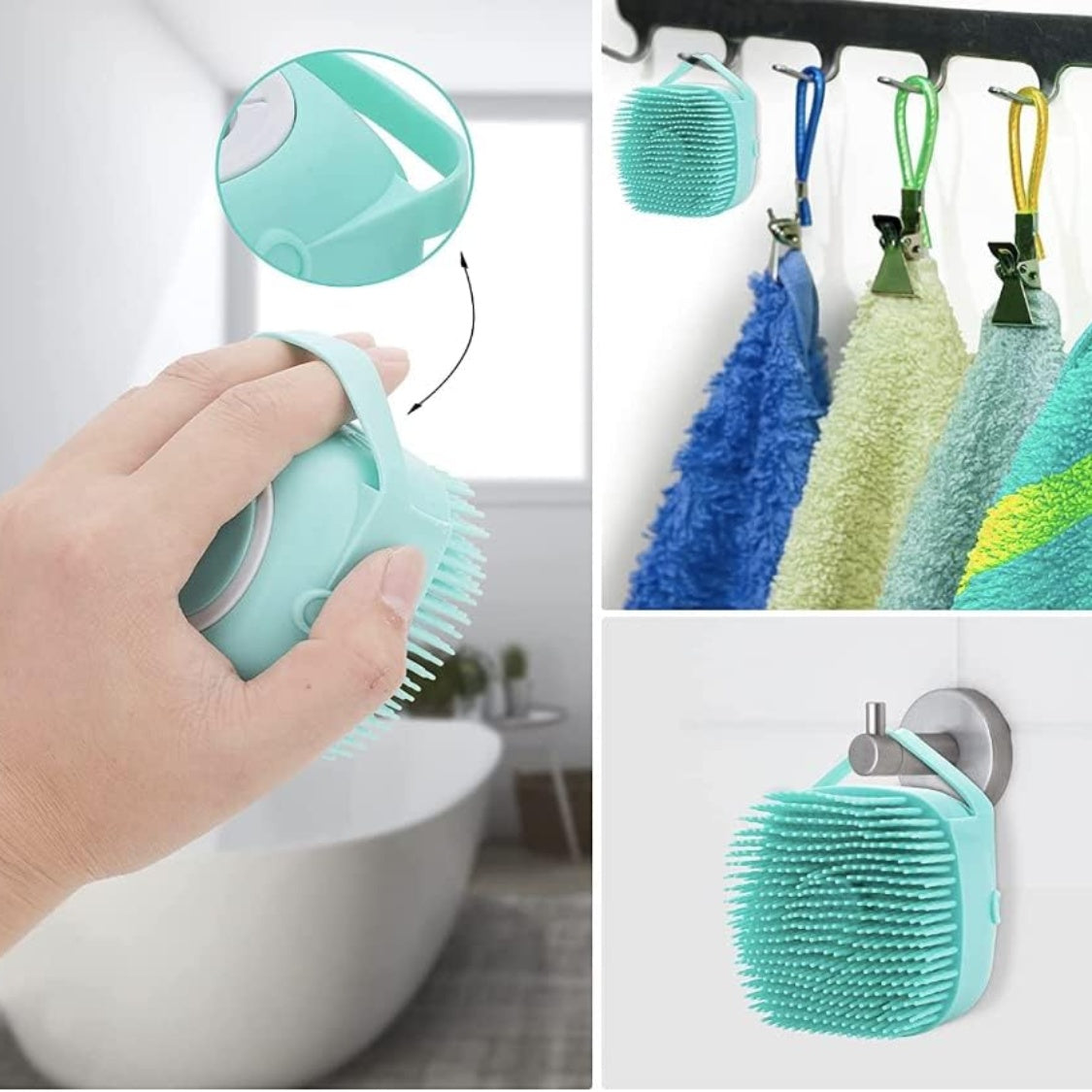 Silicone Bath Massage Brush