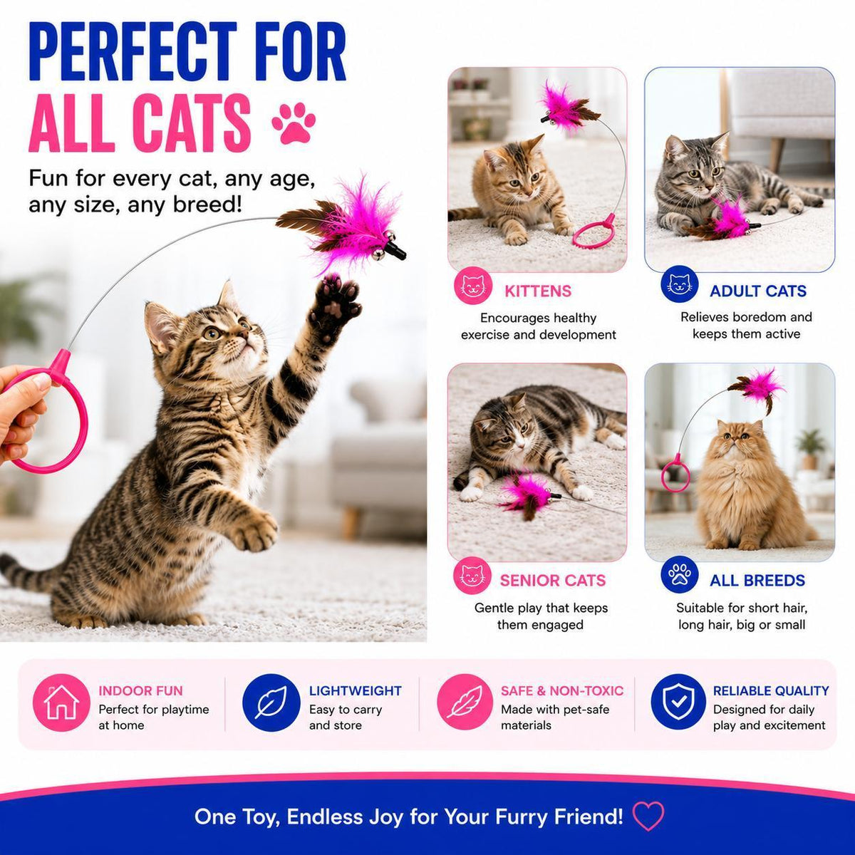 Feather Collar Cat Toy