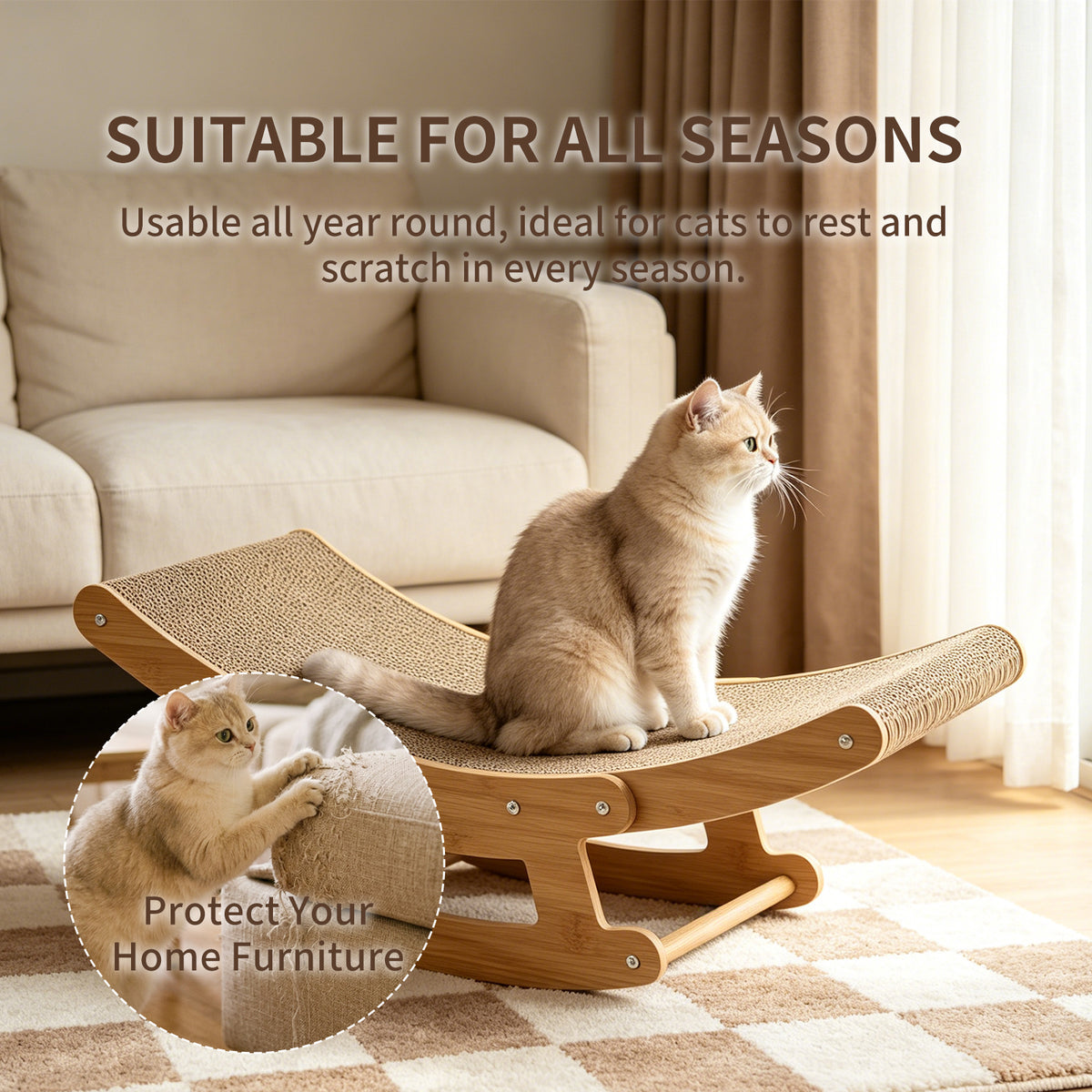 Rocking Cat Scratcher Lounge