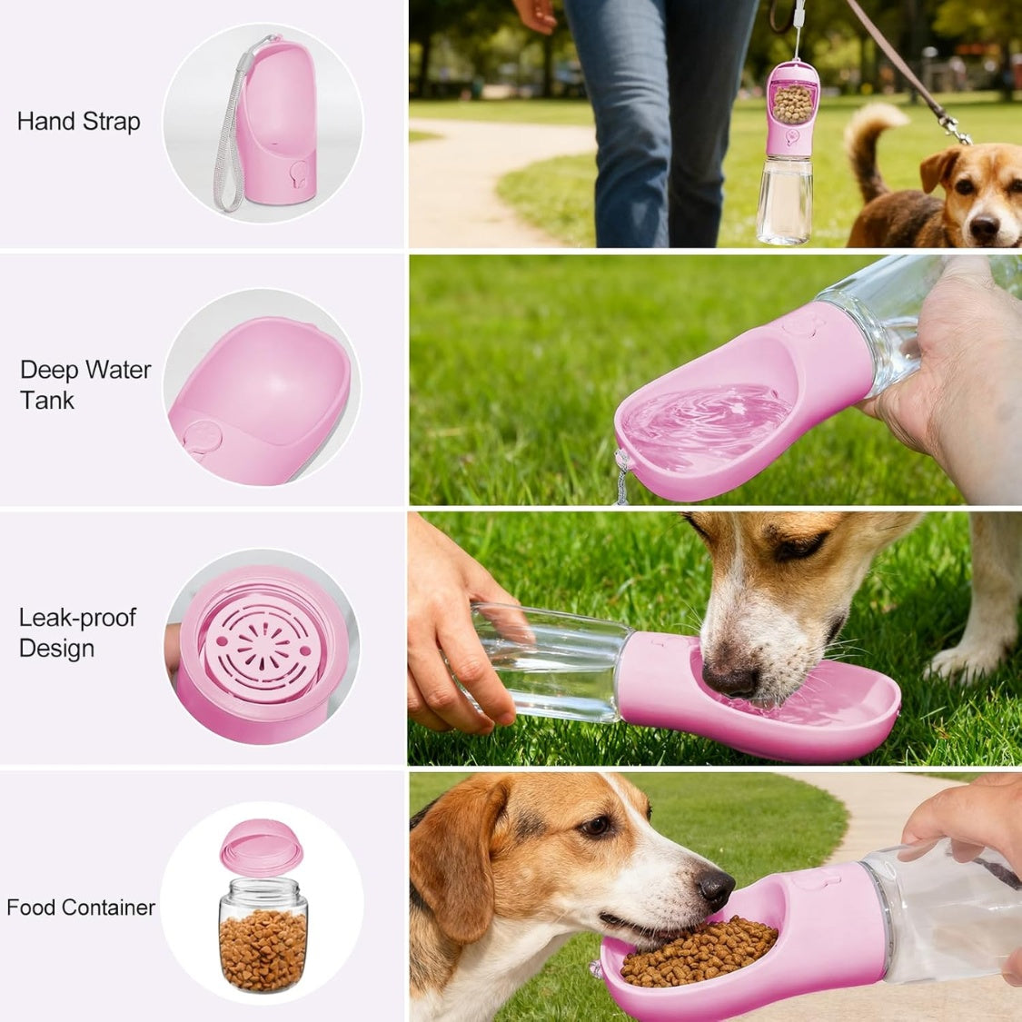 2-in-1 Water & Snack Bottle