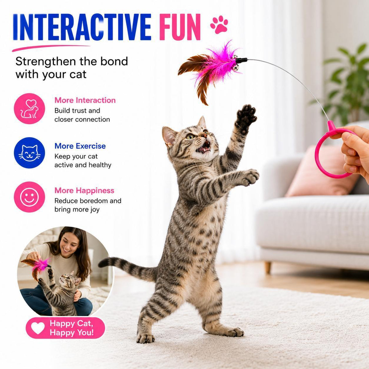 Feather Collar Cat Toy