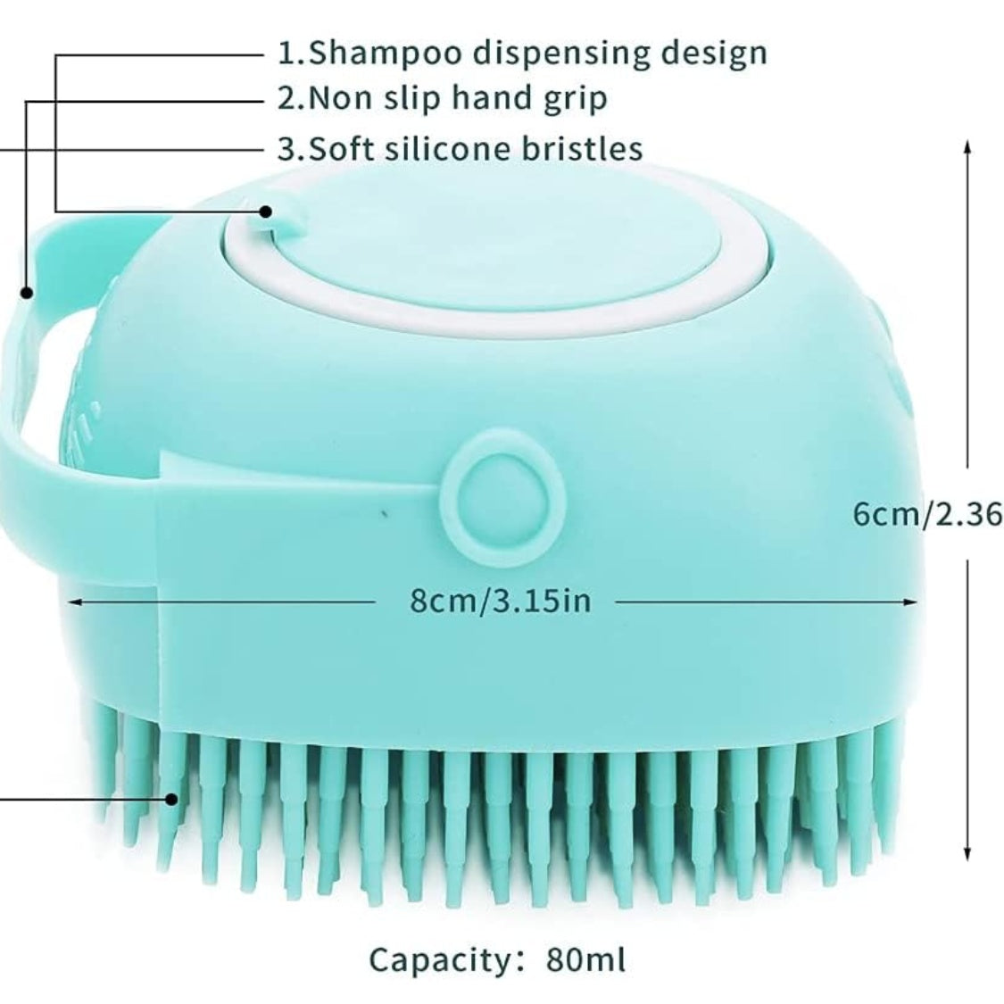 Silicone Bath Massage Brush