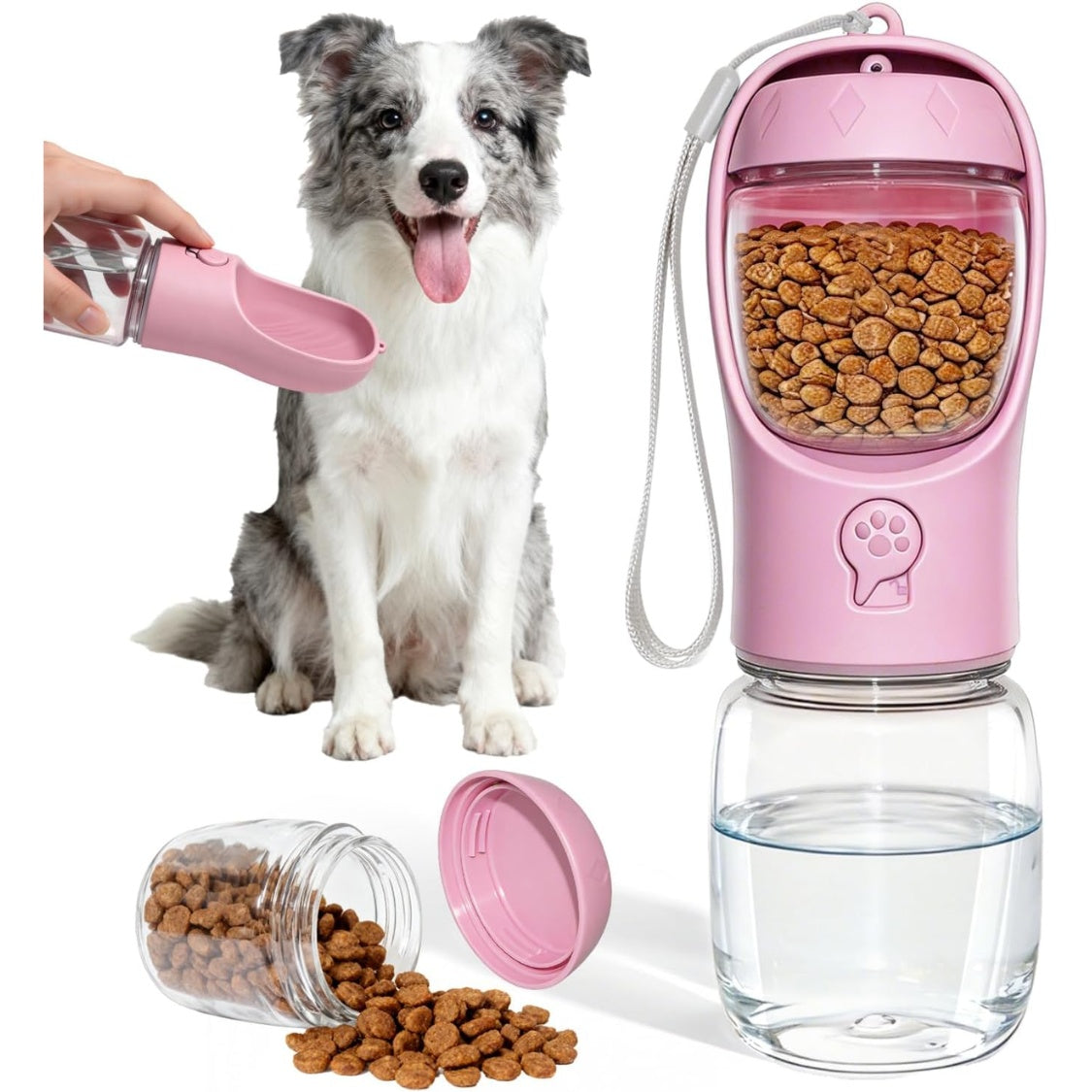 2-in-1 Water & Snack Bottle