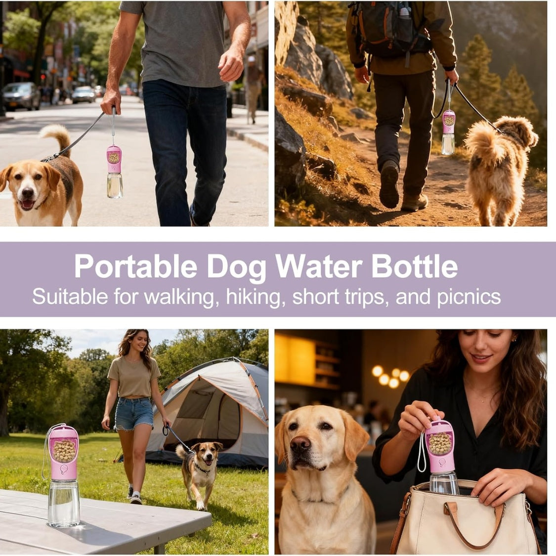 2-in-1 Water & Snack Bottle
