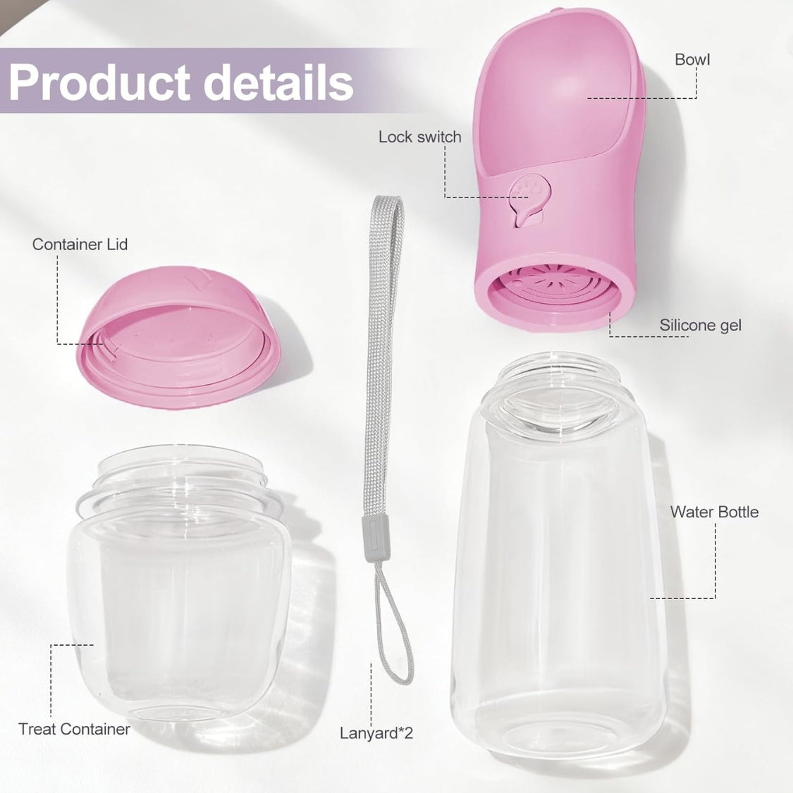 2-in-1 Water & Snack Bottle